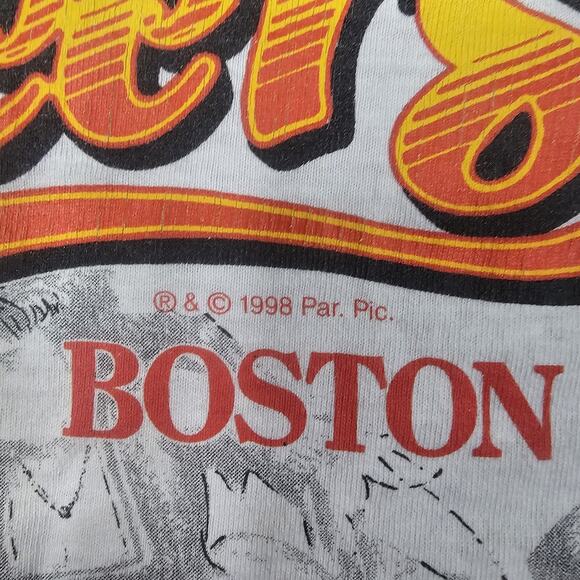 Vintage Cheers Tshirt XXL TV Show Boston 90s Distressed Grunge Comedy Beer Retro - Picture 3 of 13